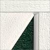 white green garage door paint